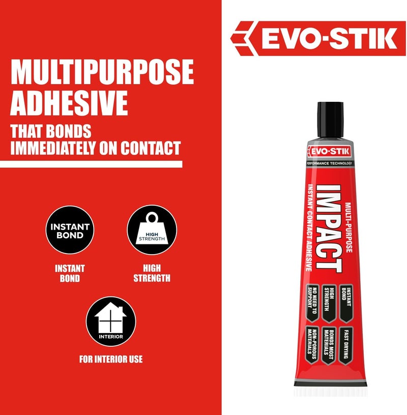 EVO-STIK Impact Adhesive - High Strength Multipurpose Glue - Image 3