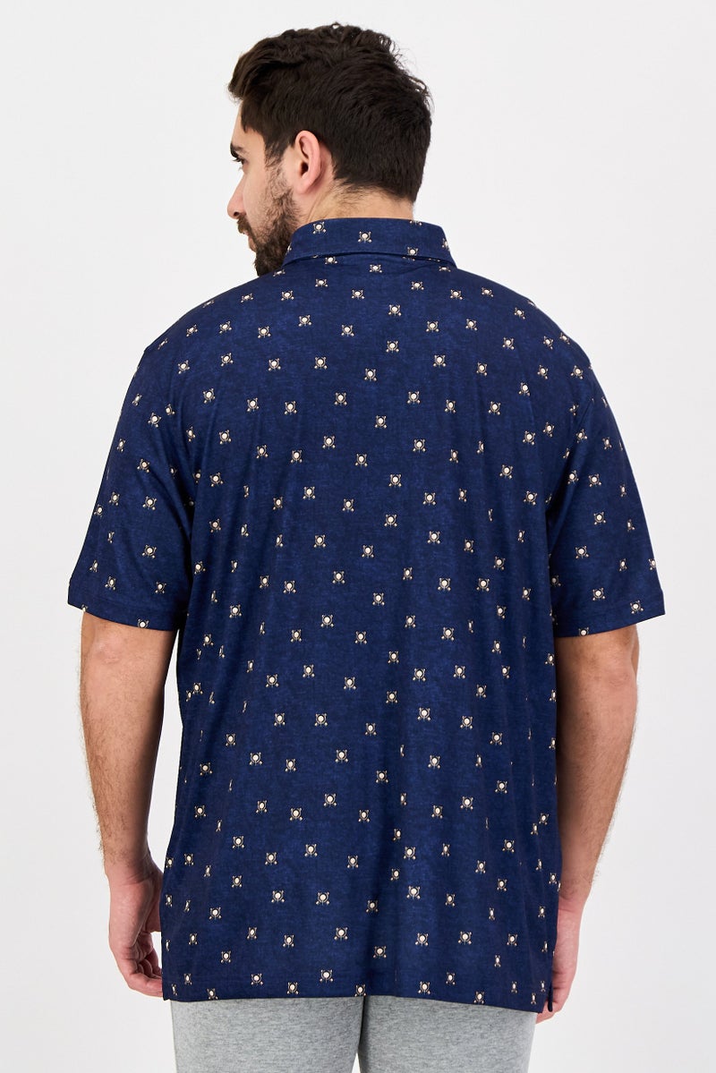 Greg Norman Men Sportswear Fit Short Sleeves Training Polo Shirt, Multicolor - Image 3