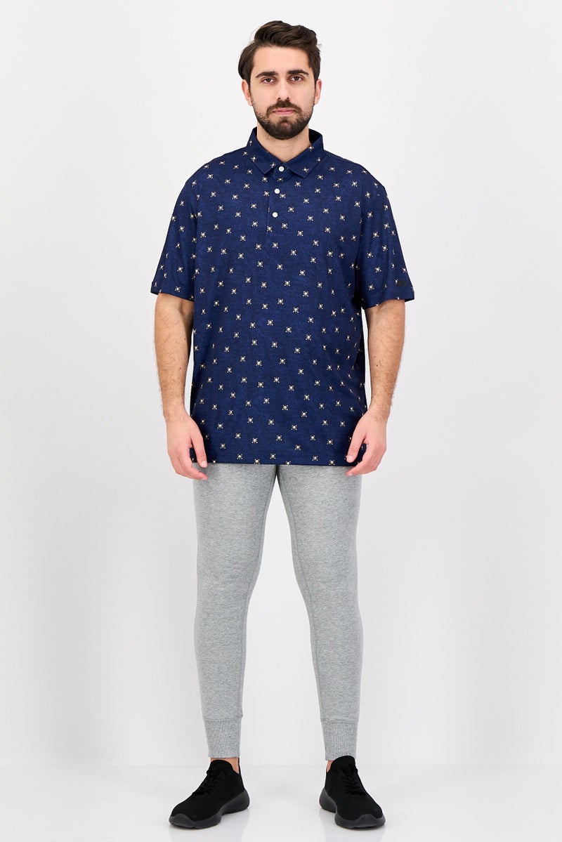 Greg Norman Men Sportswear Fit Short Sleeves Training Polo Shirt, Multicolor - Image 4