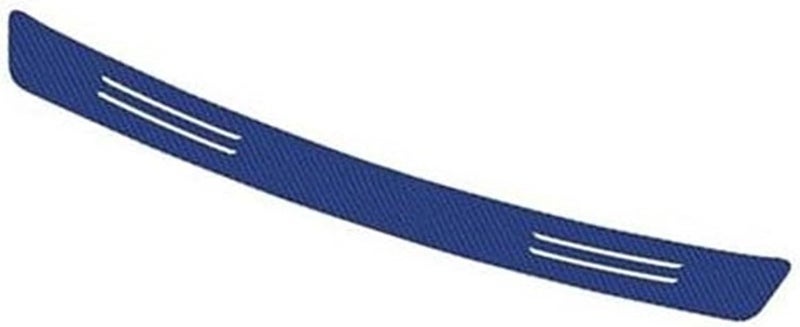 Yurefax Blue Carbon Fiber Rear Bumper Protector