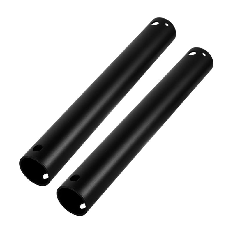 2Pcs 12 Inch Ceiling Fan Downrod Extension Rods Replacement Parts Easy Installation Durable - Image 2
