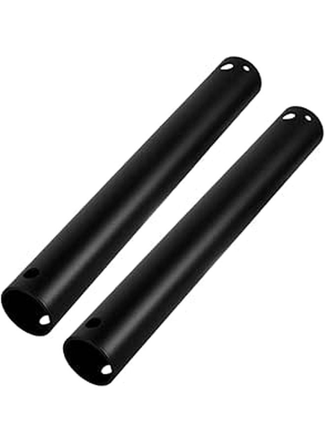 2Pcs 12 Inch Ceiling Fan Downrod Extension Rods Replacement Parts Easy Installation Durable - Image 1