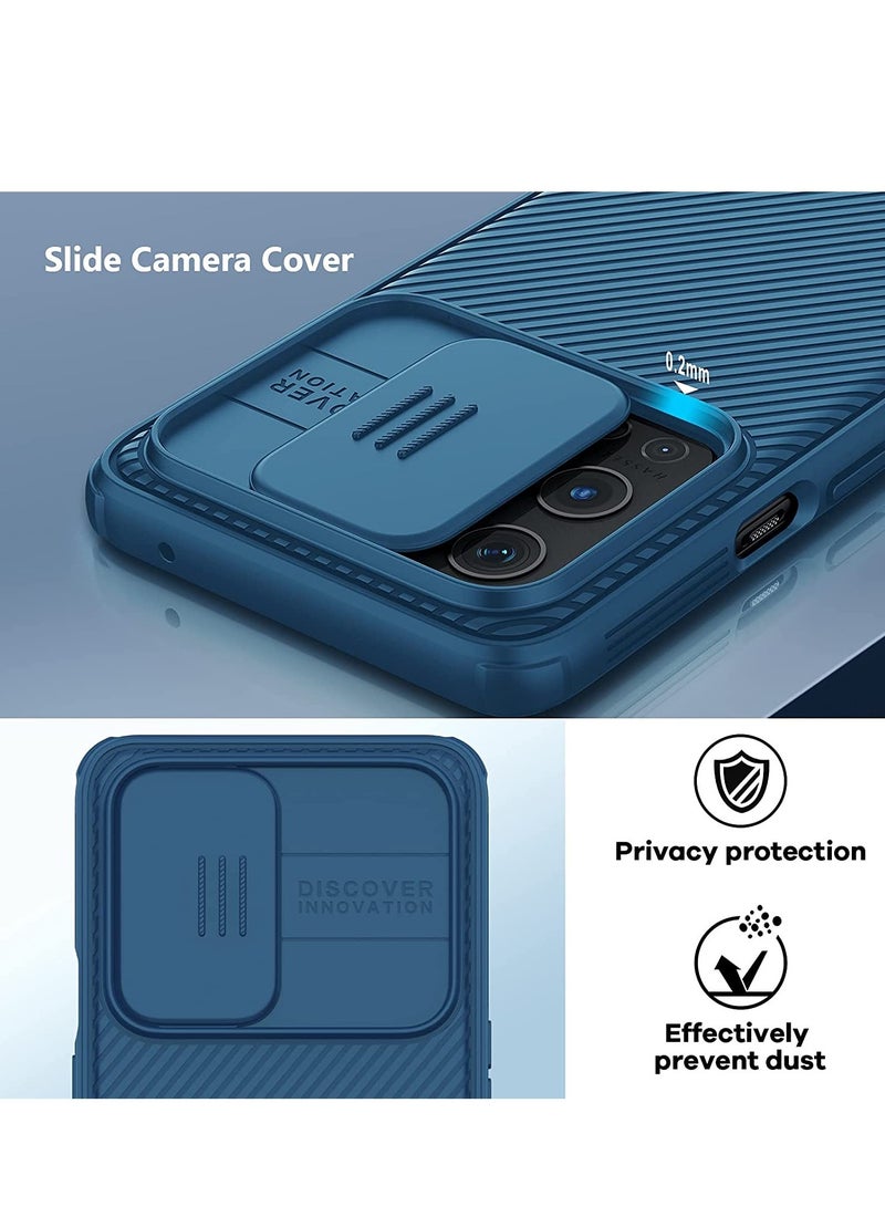 ELTRAZONE Nillkin OnePlus 9 Pro Case with Slide Camera Cover, Upgrate CamShield Pro Case with Camera Protection for OnePlus 9 Pro 2021 - Blue - Image 2