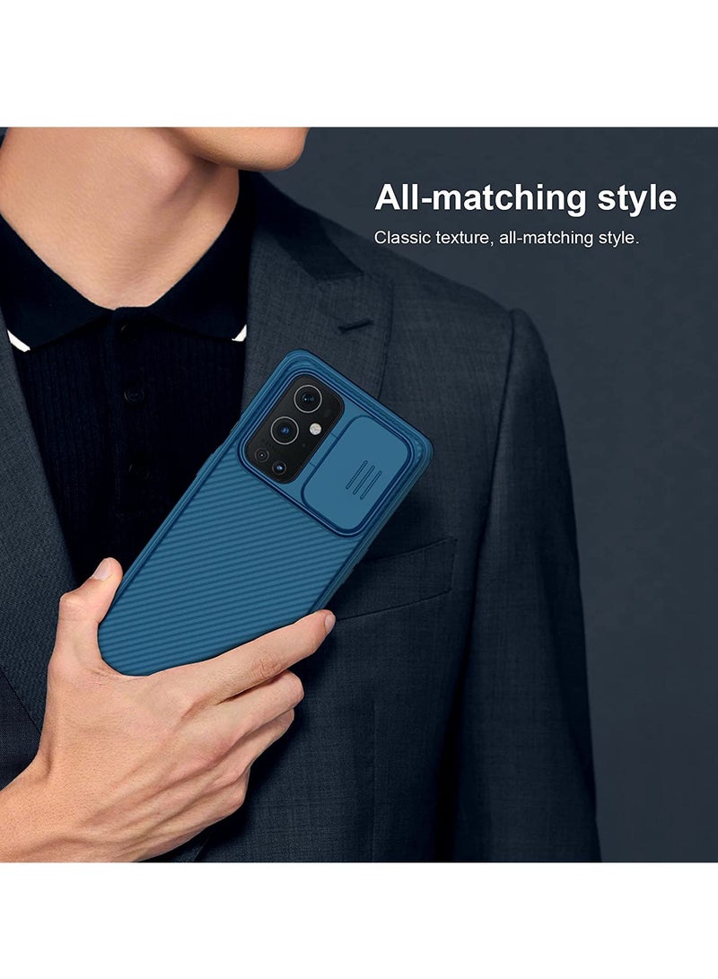ELTRAZONE Nillkin OnePlus 9 Pro Case with Slide Camera Cover, Upgrate CamShield Pro Case with Camera Protection for OnePlus 9 Pro 2021 - Blue - Image 3