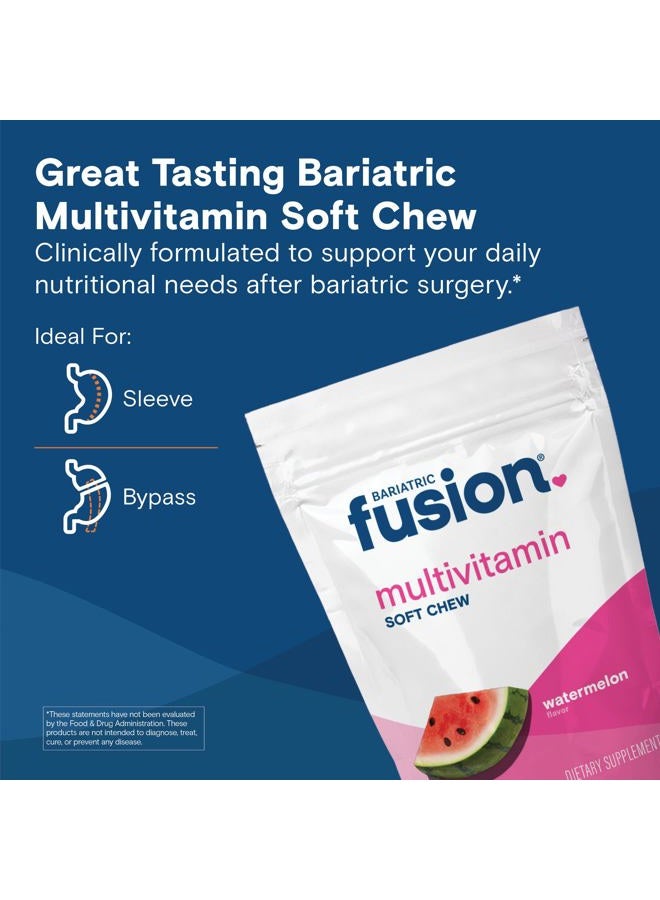 Bariatric Fusion فيتامينات متعددة لمرضى السمنة بنكهة البطيخ | مضغ لذيذ بعد جراحة السمنة | 60 حبة | إمداد لمدة شهر - Image 2