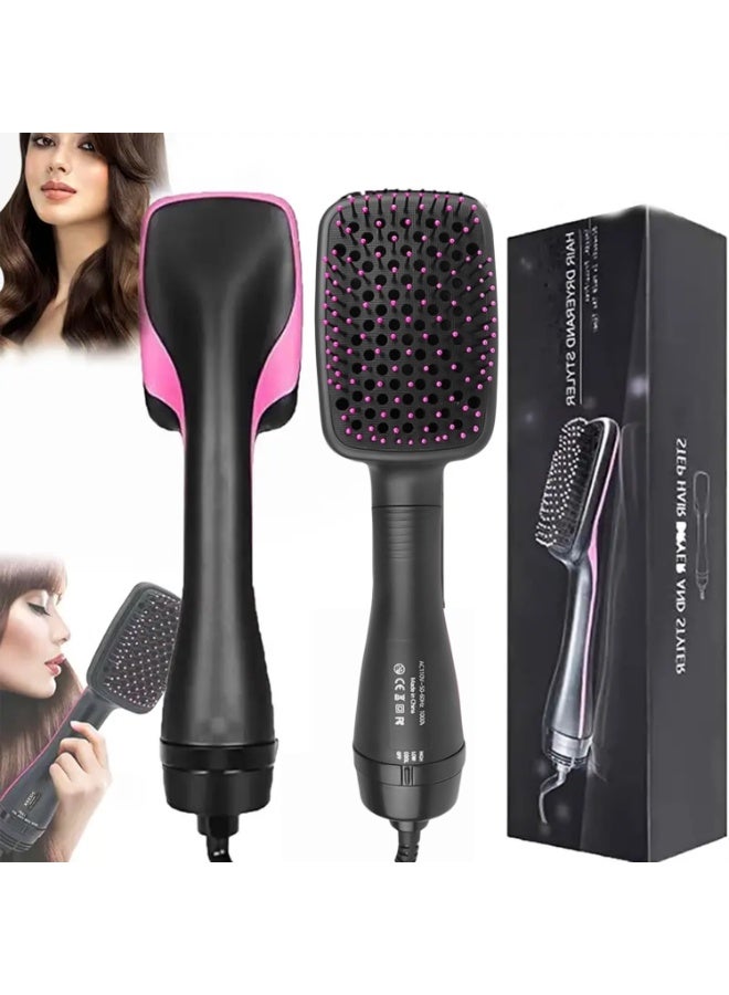 Hair Dryer and Blow Dryer Brush in 1, Negative Ion Hair Dryer Brush, 1Step Ionic Hair Straightener Brush Hair Dryer Hot Air Brush, Hair Styling Tool Straightening Drying Smooth Hair for All Hair Types - Image 1