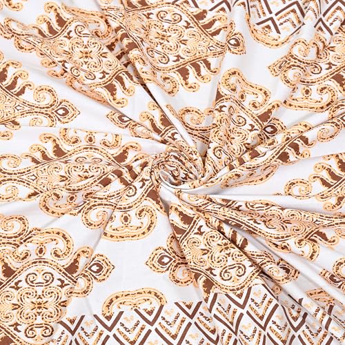 EasyGoods® 100% Pure Cotton Jaipuri Sanganeri Print Single Bedsheet with 1 Pillow Cover | Monarch Bedsheet for Single Bed Single Size| 240 TC Premium Printed Flat Bed Sheet (60 x 90 Inch,Yellow) - Image 5