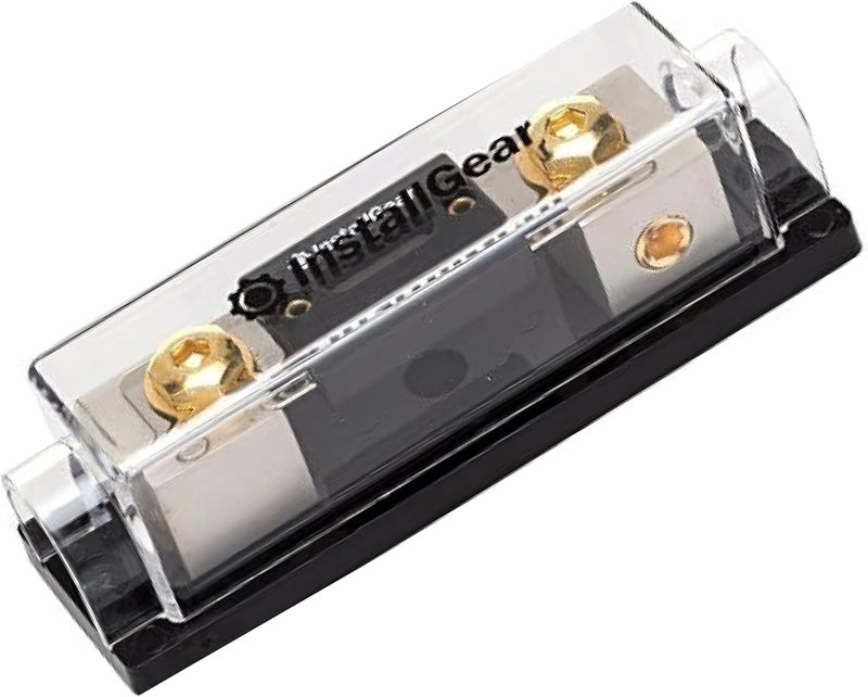 InstallGear 1/0 Gauge AWG In-Line ANL Fuse Holder with 150 Amp Fuse - Image 1