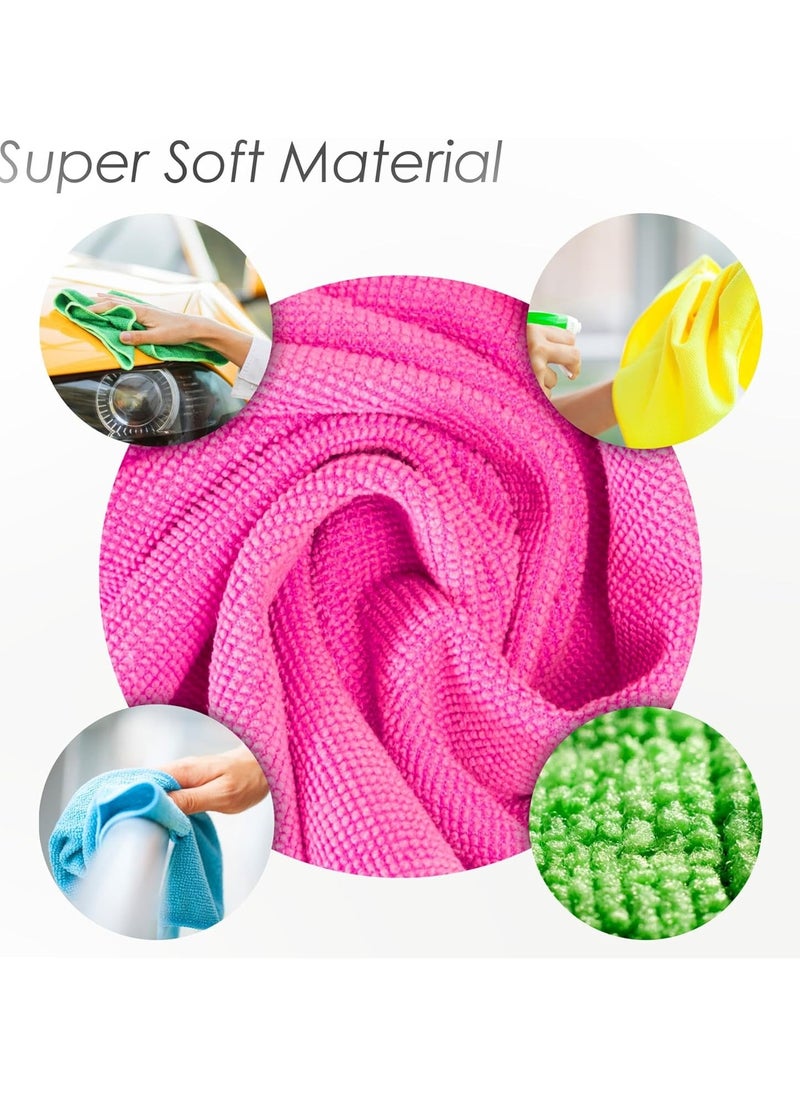 Microfiber Cloth, All-Purpose Cleaning Towels, Soft Absorbent Cleaning Rags, 10pcs