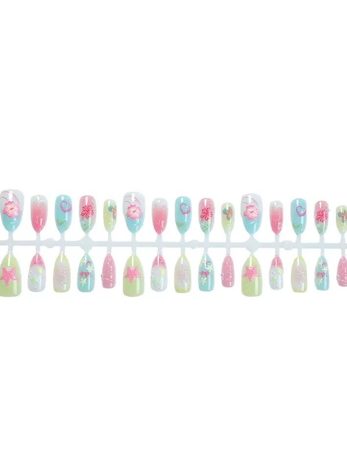 سنسيب نوع الأظافر: أظافر فرنسية ملصقة - حزمة جل ناعم، أظافر فرنسية مزيفة قصيرة، أظافر صالونية الجودة، أظافر ملصقة بسلاسة، أظافر ملصقة بالغراء للنساء، فن الأظافر، تزيين الأظافر. - Image 5