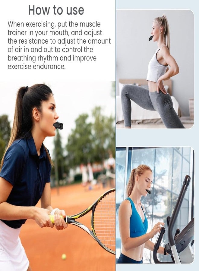 KRLZ Fitness Exercise Trainer Portable Adjustable Trainer for Oral and Muscular Exercise - for Daily Fitness Training, Easy to Clean Adjustable Exercise Trainer for Fitness Training - Image 3