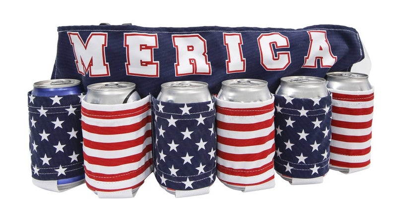 Calhoun Novelty Beverage Holder Beer Belt (Merica) - Image 1