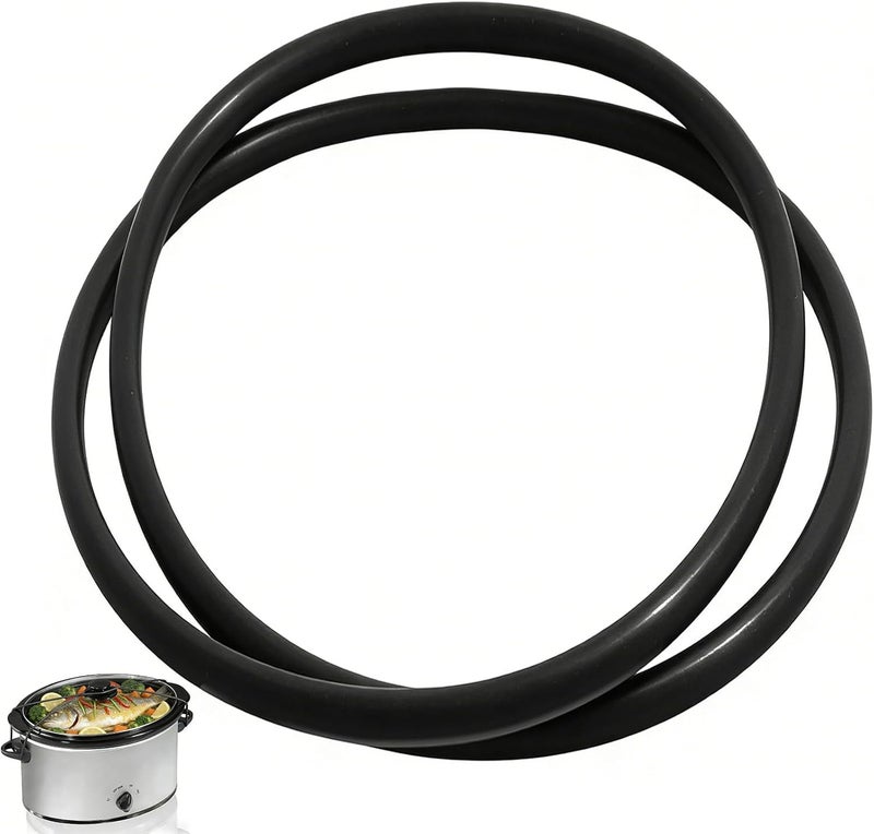 superbobi Black Lid Latch Strap Rubber Band for 6,7,8 quart Hamilton Beach Crock pot slow cooker WHT …Lid Strap for Fixing Pot Lid - Image 1