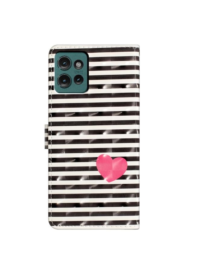 اس-توب جراب جلدي لهاتف موتورولا إيدج 50 بنمط ثلاثي الأبعاد - Image 3