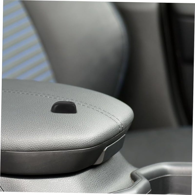 Car Seat Adjustment Button Cover Trim Interior Accessory Switch Panel Black - Image 4