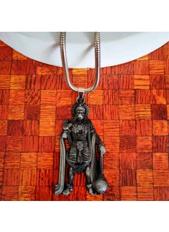 M Men Style M Men Style Lord Hanuman Pawanputra Bajirang Bali Copper Zinc and Metal Showpiece Hanging Car Interior Deco RearMirror Hanging for Men and Women cardecorSPn20221063  - Image 2