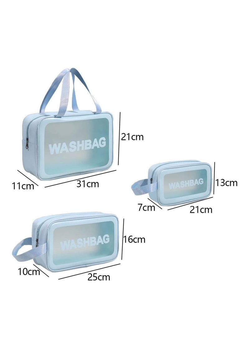 Multi-use bags Three pieces Of Different Sizes And an Organizer For Makeup And Creams - Image 4