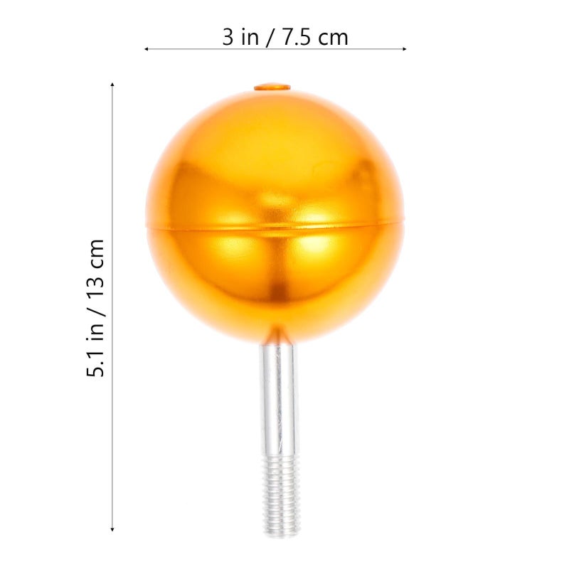 Gold Plated Flagpole Fitting Kit 8pcs For Outdoor Repair And Installation - Image 3