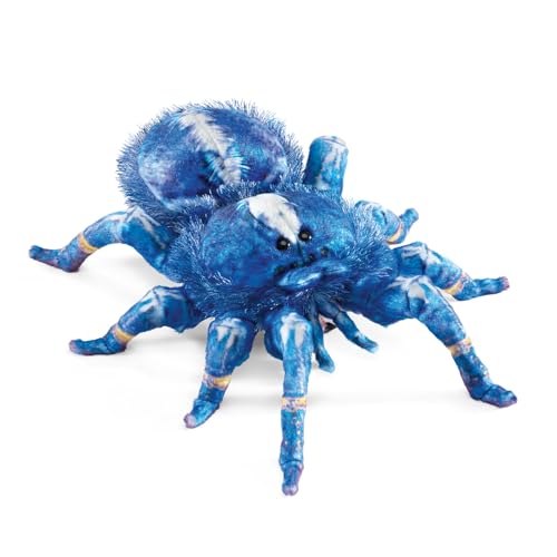Folkmanis Blue Tarantula Hand Puppet - Image 1