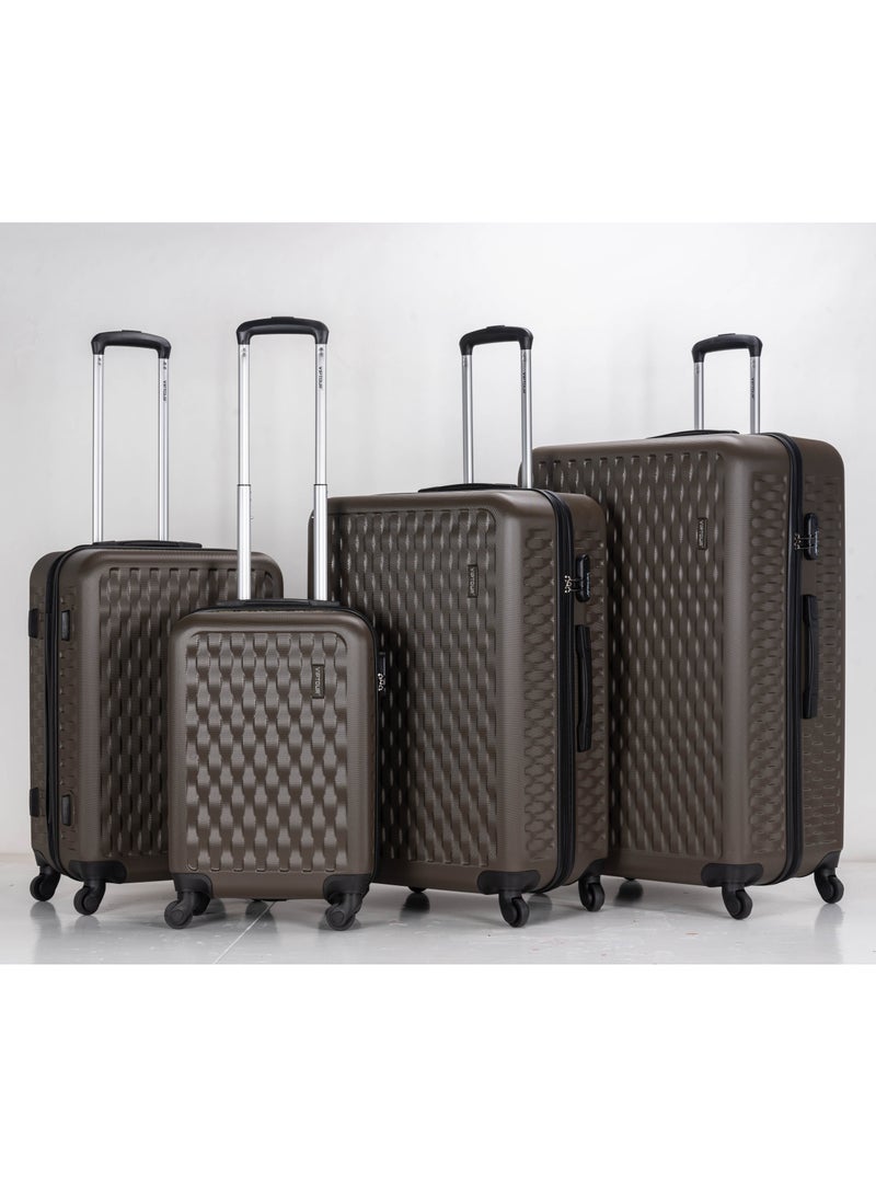 VIPTOUR Set of 4 ABS Trolley Luggage With Number Lock 20,24,28,32 Inches  - Image 1