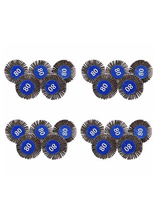 dophee Flap Wheel Sander Set 18 Round Shank 80 Grit Abrasive Sanding Wheels Flap Grinding Wheel Sander for Dremel Drill Rotary Tools Remove Rust Weld Burr Polishing Flat20Pack - pzsku/Z9DAD67FEE596D2199808Z/45/1747233610/4d7400a7-6b6f-4581-ab2e-9e8962f03f7e