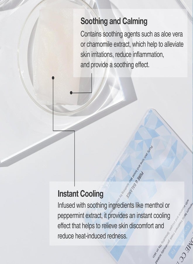 OxygenCeuticals Ceutisome CC Mask – Cooling & Hydrating Sheet Mask with Xylitol, Witch Hazel & Fermented Botanical Extracts, Soothes Heated Skin, Controls Sebum, Non-Irritating Formula(6 Sheets/1 Box) - Image 2