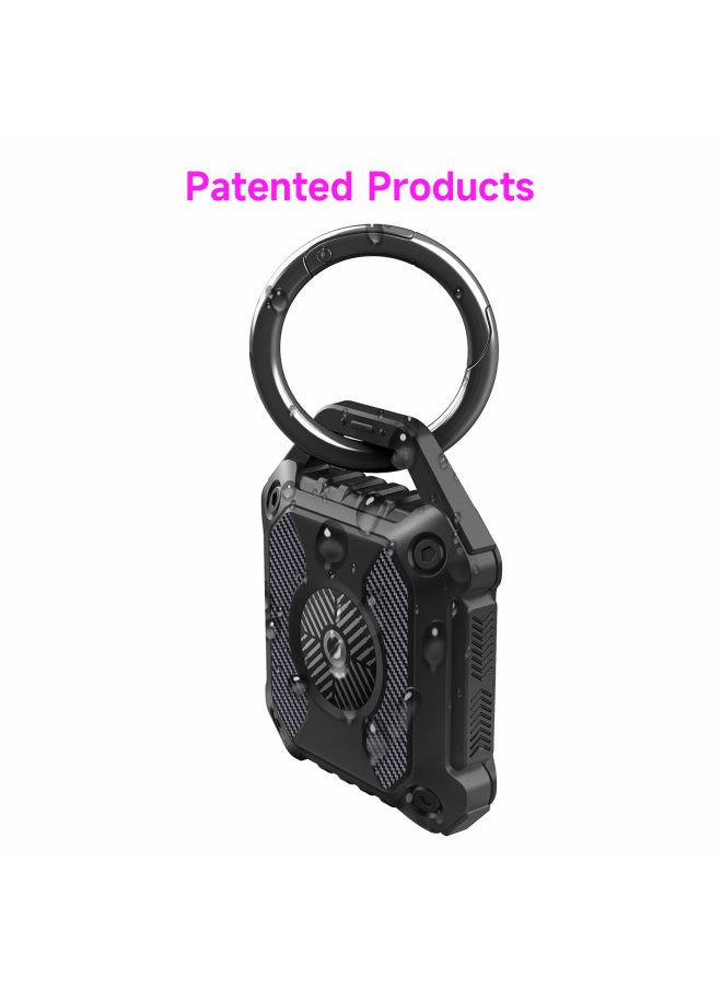 Generic - Armor Anti-lost Locator AirTag For Apple Anti-lost Device Airtags Tracker Waterproof Soft Protective Case-Color:Armor Anti-lost Device [blue]]-Applicable Model:AirTag - Image 1