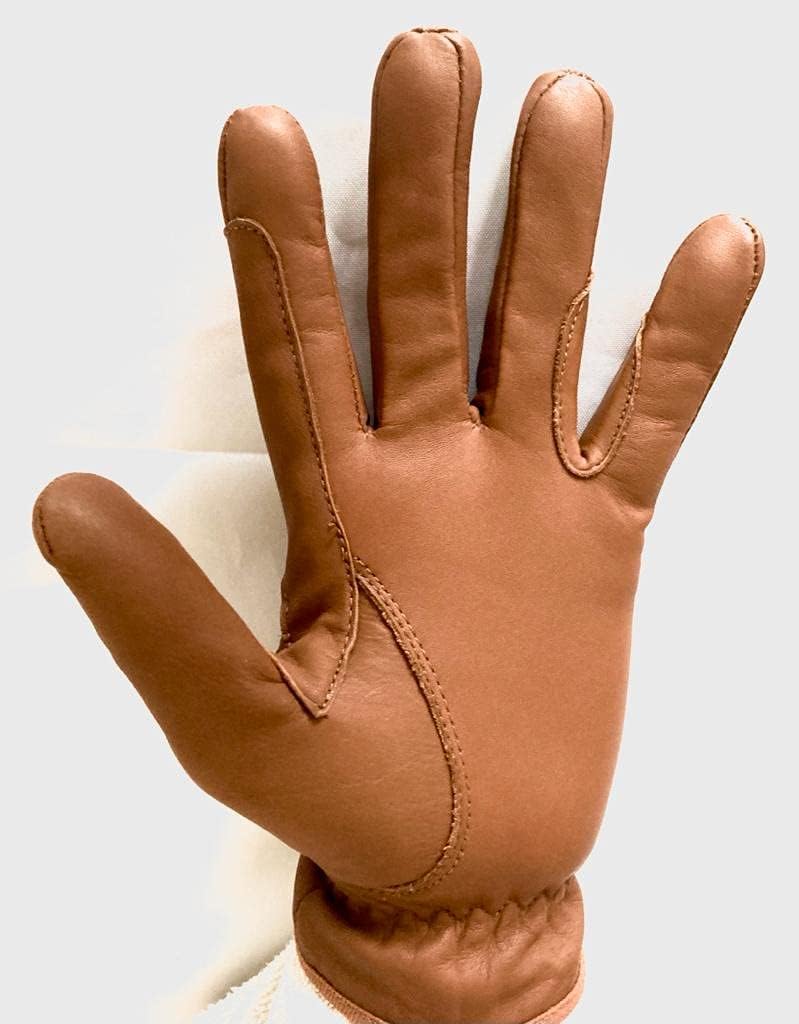 Horse Riding Men's Gloves All Leather 100% Real Leather TAN, Dark Brown & Black Premium Quality Gents Equestrian Gloves