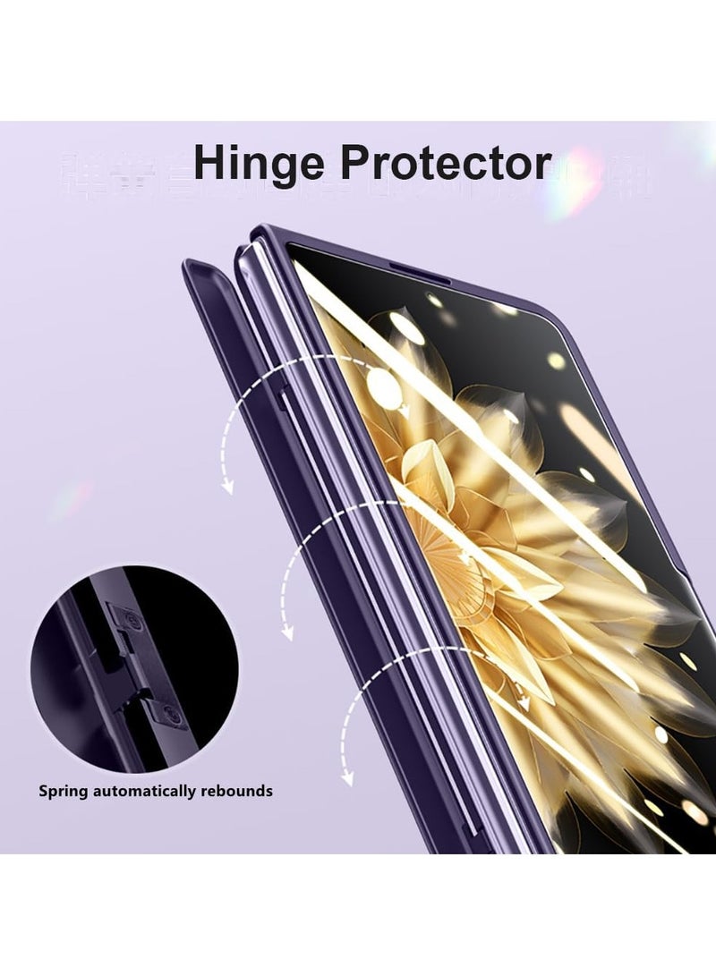 general Honor Magic V2 Cover: Lightweight Stylish Phone Kickstand Case with Screen Protector - Hinge Protection Slim Protective Phone Case for Honor Magic V2 2023 - Image 3