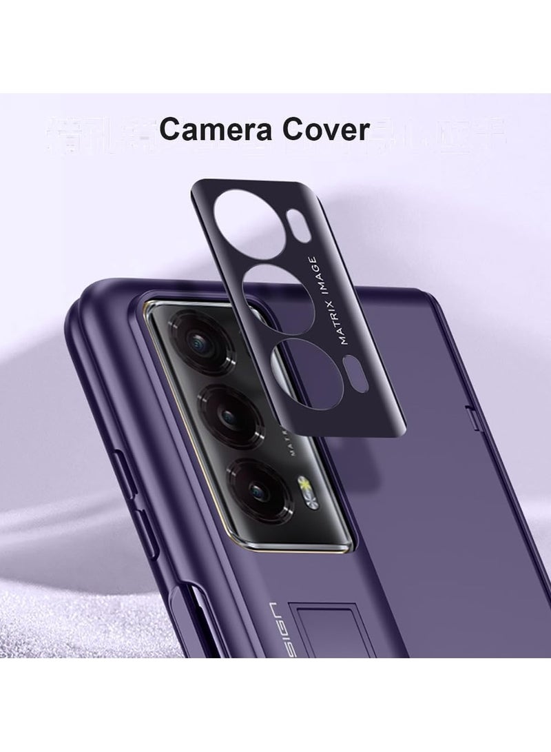general Honor Magic V2 Cover: Lightweight Stylish Phone Kickstand Case with Screen Protector - Hinge Protection Slim Protective Phone Case for Honor Magic V2 2023 - Image 4