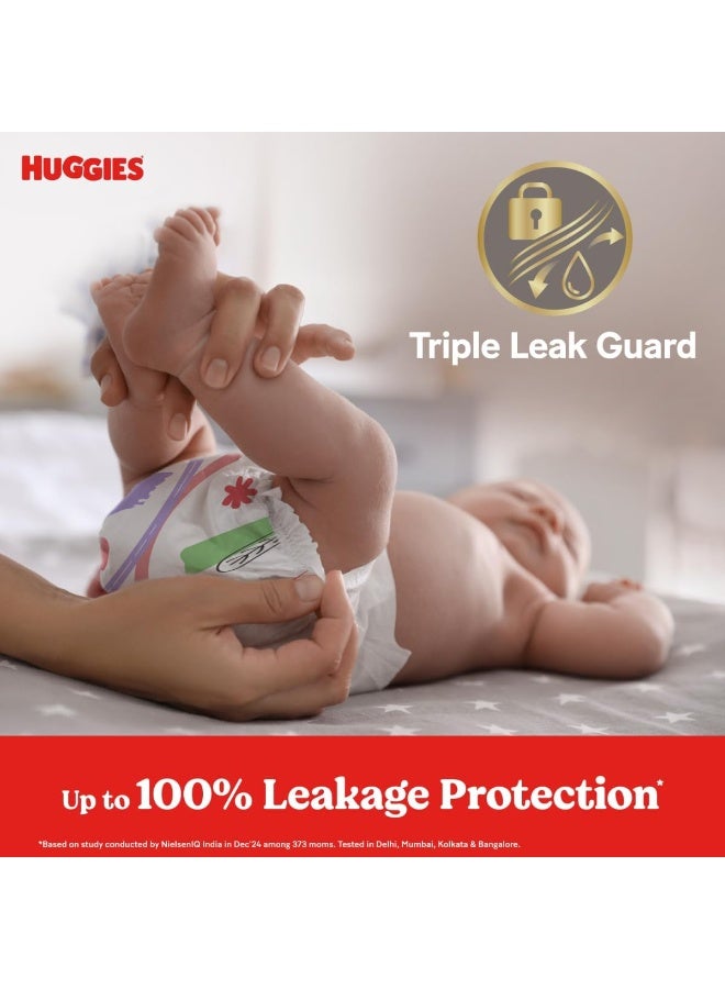 Huggies Complete Comfort Wonder Pants | Pant Style Baby Diapers Large Size (L), 84 Count | India's Fastest Absorbing Diaper, Prevents Diaper Rash, Ideal for 9 to 14 Kgs (42 Count, Pack of 2) - Image 3