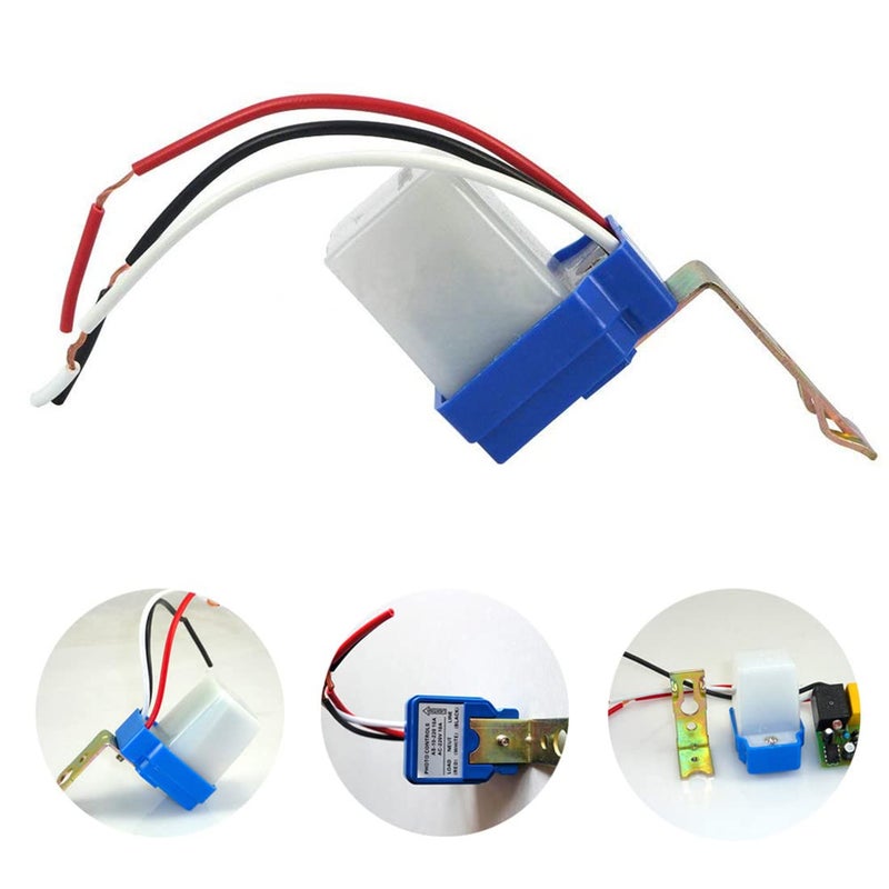 Ximimark 3Pcs 12V 10A Light Sensor Switch Auto On Off Dusk Sensor Night Light Sensor Twilight Switch - Image 3