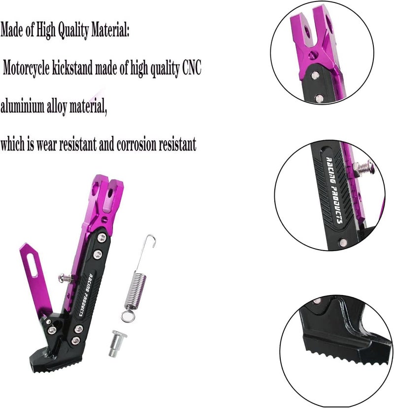 Adsspro Adjustable Motorcycle Kickstand - Image 4