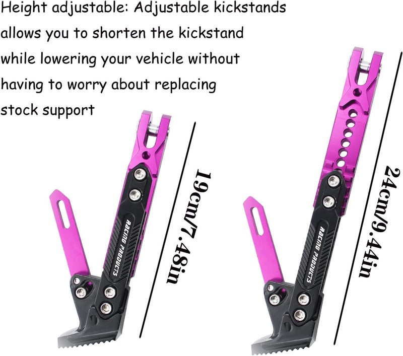 Adsspro Adjustable Motorcycle Kickstand - Image 3
