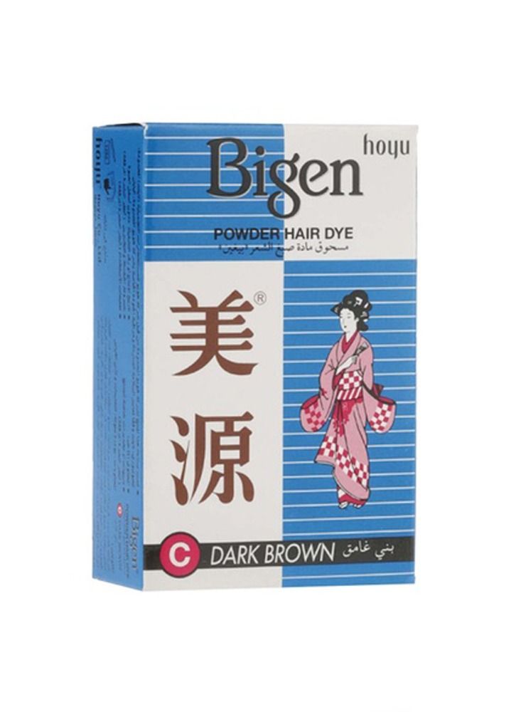 بايجن مسحوق الشعر صبغ البني الداكن 6 غرام - Image 2