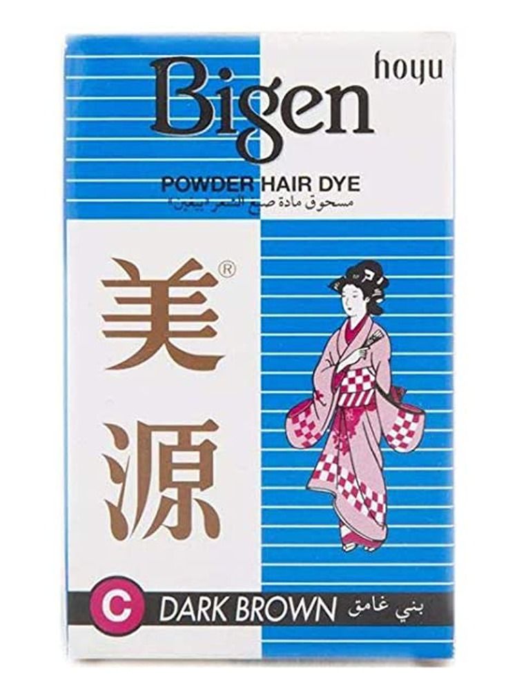 بايجن مسحوق الشعر صبغ البني الداكن 6 غرام - Image 1