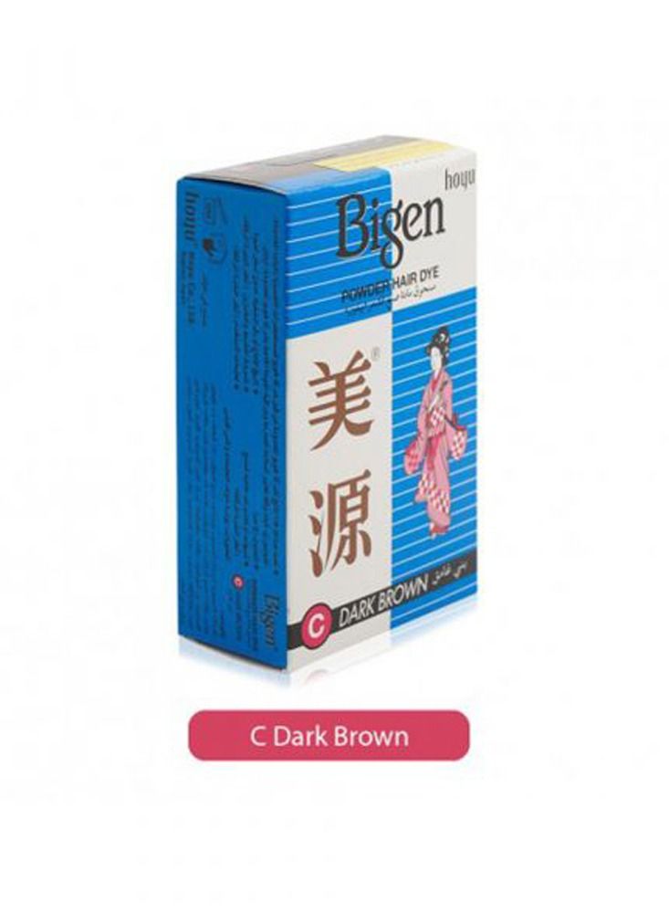 بايجن مسحوق الشعر صبغ البني الداكن 6 غرام - Image 3