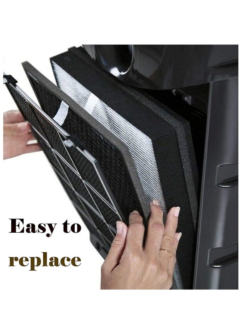 مجموعة فلتر بديلة من الكربون النشط FY1413/40 وفلتر بديل من الكربون النشط FY1410/40 متوافق مع أجهزة تنقية الهواء من Philips Series 1000 1000i، بديل AC1214 AC1215 AC1217 AC2729 (فلتر HEPA + فلتر الكربون النشط) - Image 5