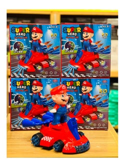 Mario Super Mario Karting Car With Light  - Image 3