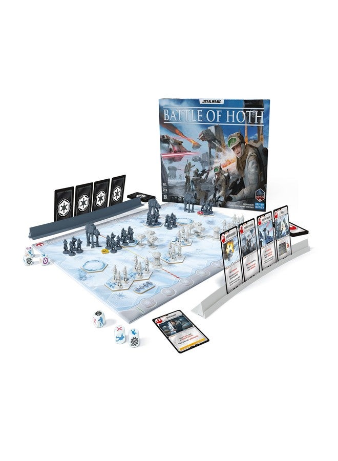 Asmodee Star Wars: Battle of Hoth Board Game - Command The Imperial Army or Rebel Forces in a Fast-Paced Miniatures Strategy Game, Ages 8+, 2-4 Players, 30 Minute Playtime - Image 2