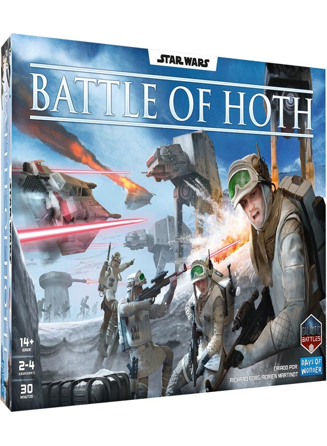 Asmodee Star Wars: Battle of Hoth Board Game - Command The Imperial Army or Rebel Forces in a Fast-Paced Miniatures Strategy Game, Ages 8+, 2-4 Players, 30 Minute Playtime - Image 1