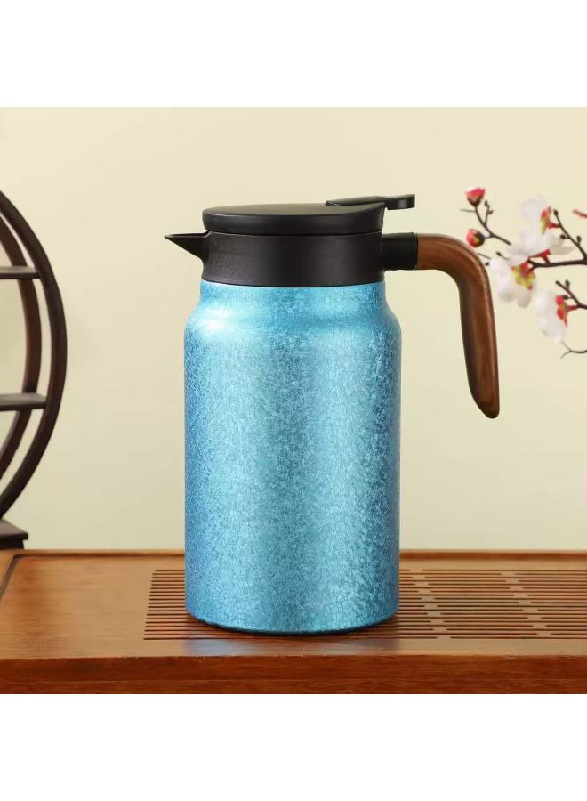 304 Stainless Steel Thermos Kettle, Large Capacity Tea Brewing Pot, Household Tea-water Separation Coffee Pot, Portable Vacuum Insulated