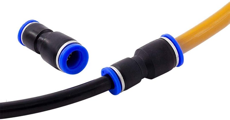 DLEIN 8 to 6mm Joint Fittings Push in Straight Reducer Connectors for Air Pneumatic Parts Pneumatic joint Type Equal Air Line Push Connector Push in Pneumatic Quick Fittings Pneumatic Air Fittings 2 Pc - Image 3