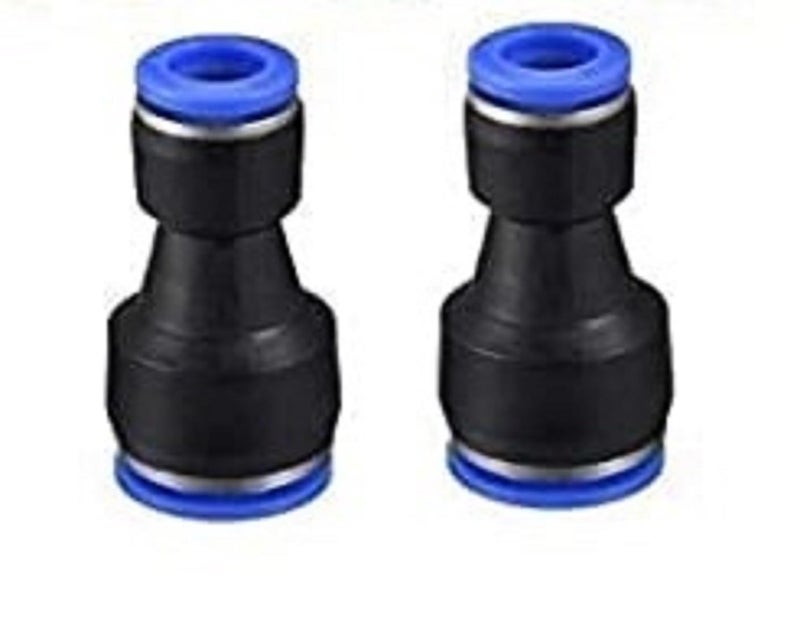 DLEIN 8 to 6mm Joint Fittings Push in Straight Reducer Connectors for Air Pneumatic Parts Pneumatic joint Type Equal Air Line Push Connector Push in Pneumatic Quick Fittings Pneumatic Air Fittings 2 Pc - Image 2