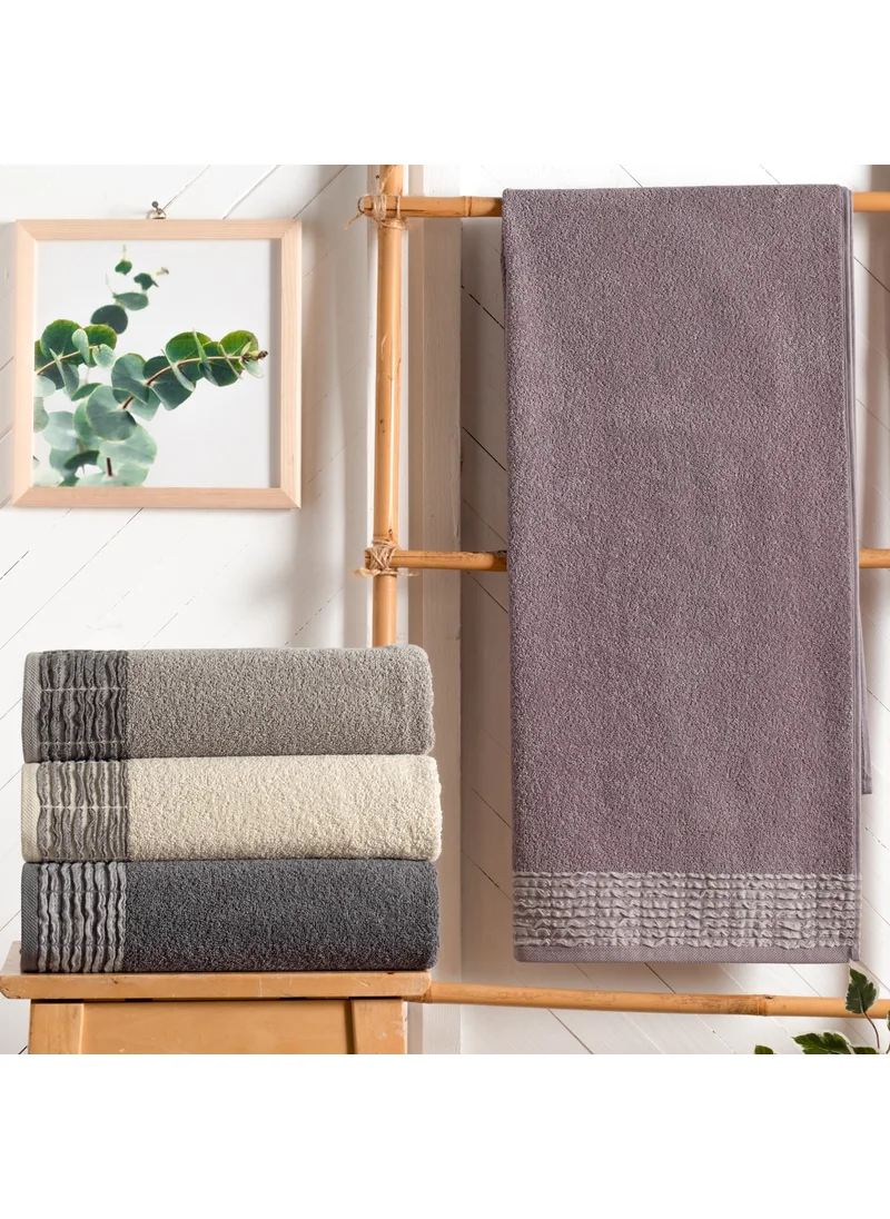 شيفر Line Dobby Towel 50X90 Cm-Lavender