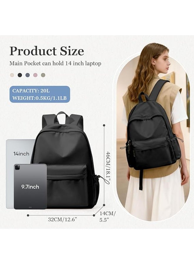 Middle School Backpack for Teen Girls,Cute College Backpack for Women,High School Bag,Casual Travel Rucksack,Bookbag - Image 2