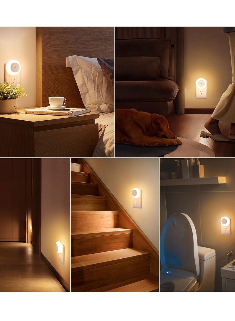 general 2 Pack Plug-in LED Night Light with Dusk to Dawn Sensor, Warm White 0.5W for Bedroom, Bathroom, Hallway, Kitchen - Image 4