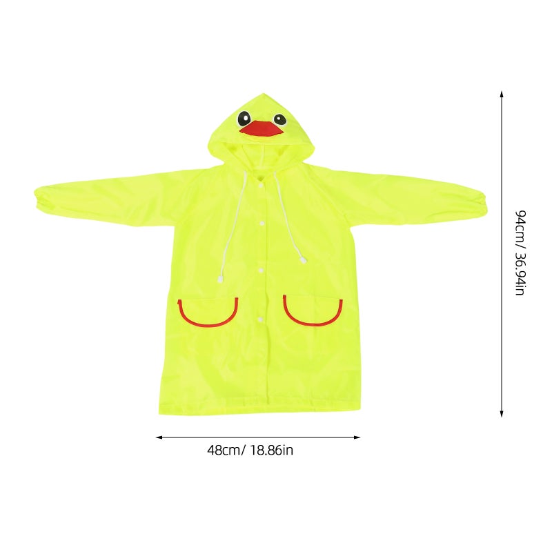 Toddler Baby Boy Girl Rain Jacket Cute Cartoon Animal Raincoat Hoodie Kids Coat Fall Winter School Outfit For Children - Image 4