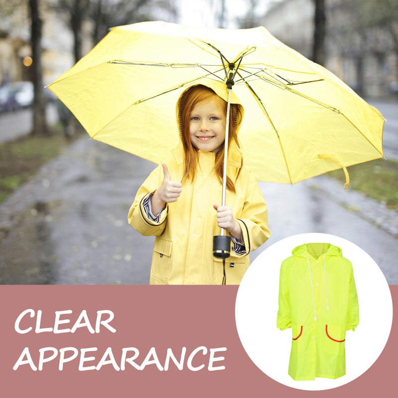 Toddler Baby Boy Girl Rain Jacket Cute Cartoon Animal Raincoat Hoodie Kids Coat Fall Winter School Outfit For Children - Image 3