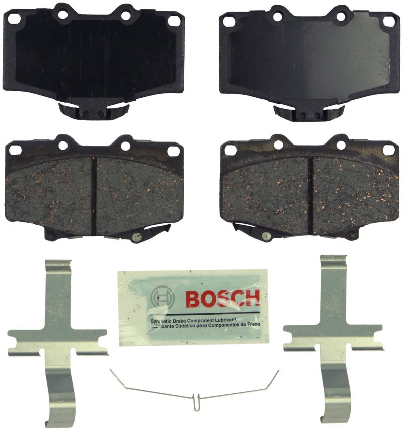 BOSCH BE611H Blue Ceramic Disc Brake Pad Set With Hardware - Compatible With Select Toyota 4Runner, T100; FRONT - Image 5